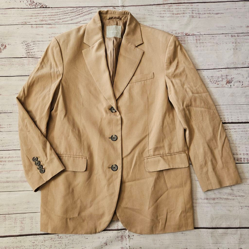 Everlane The 80s Blazer Ash Brown Casual Work Business Womens 8 - Picture 2 of 6